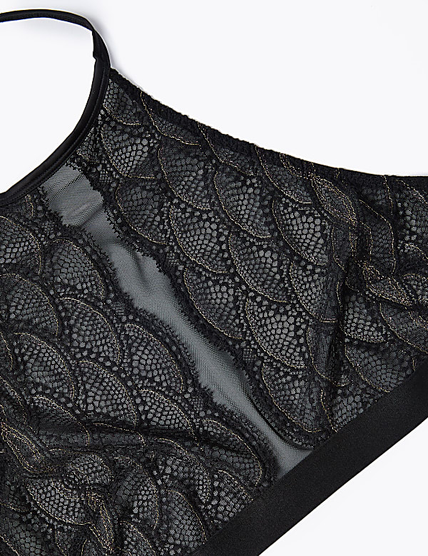 Mermaid Lace High Neck Bralette