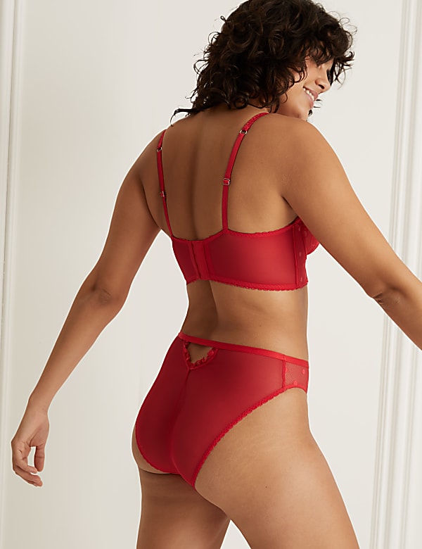 Linea Lace Wired Longline Balcony Bra