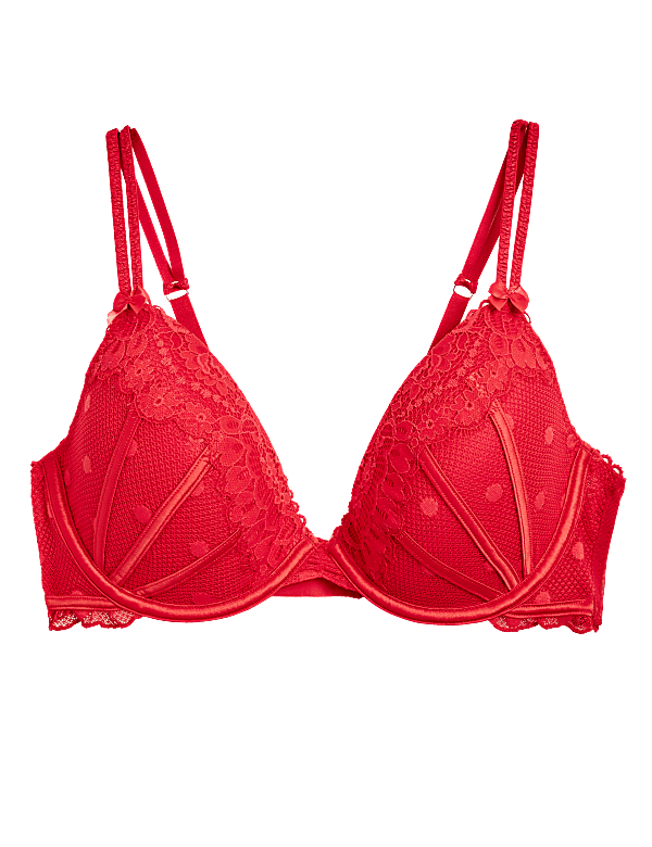 Buy Linea Lace Wired Plunge Bra at Marks & Spencer