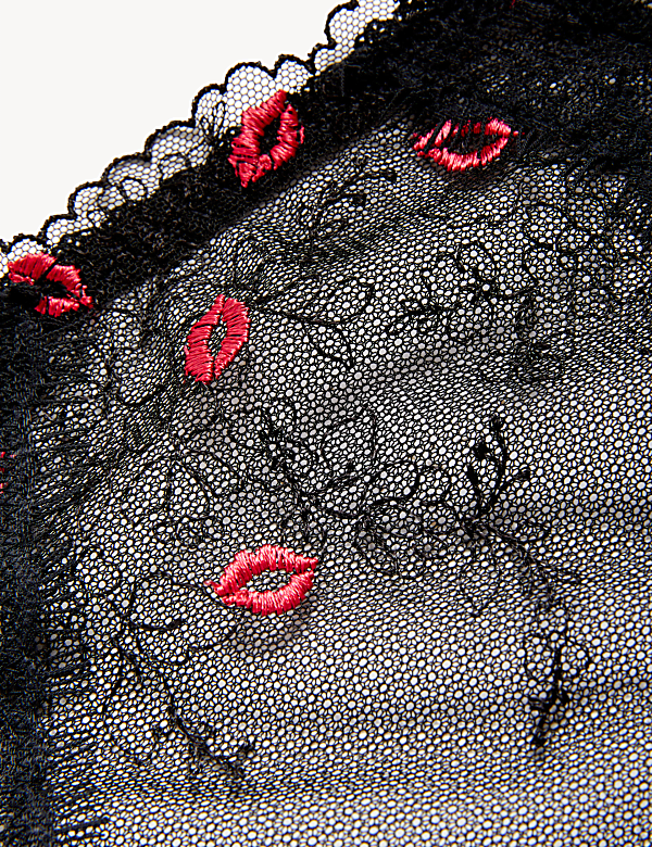 Kalina Embroidery High Leg Knickers