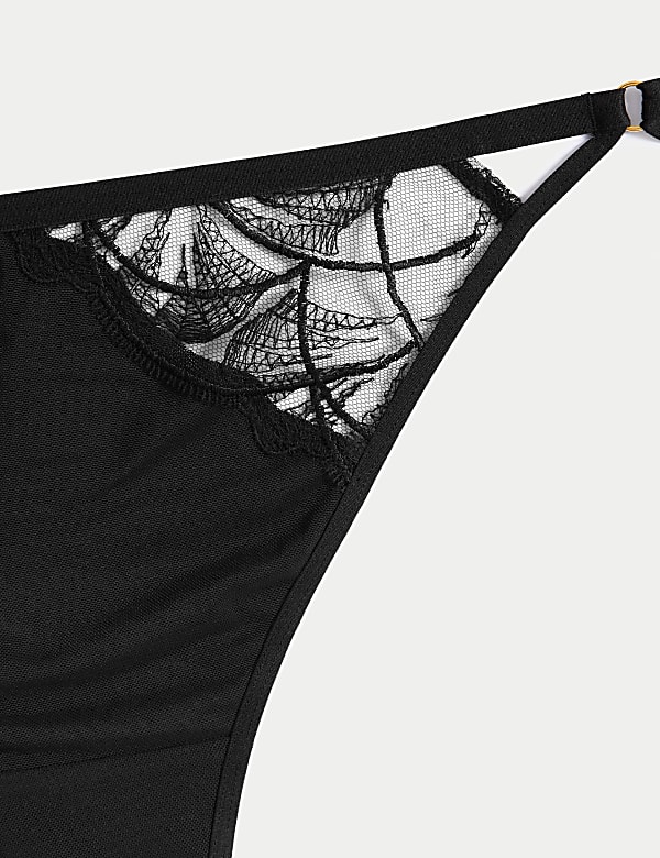 Maya Embroidery Thong