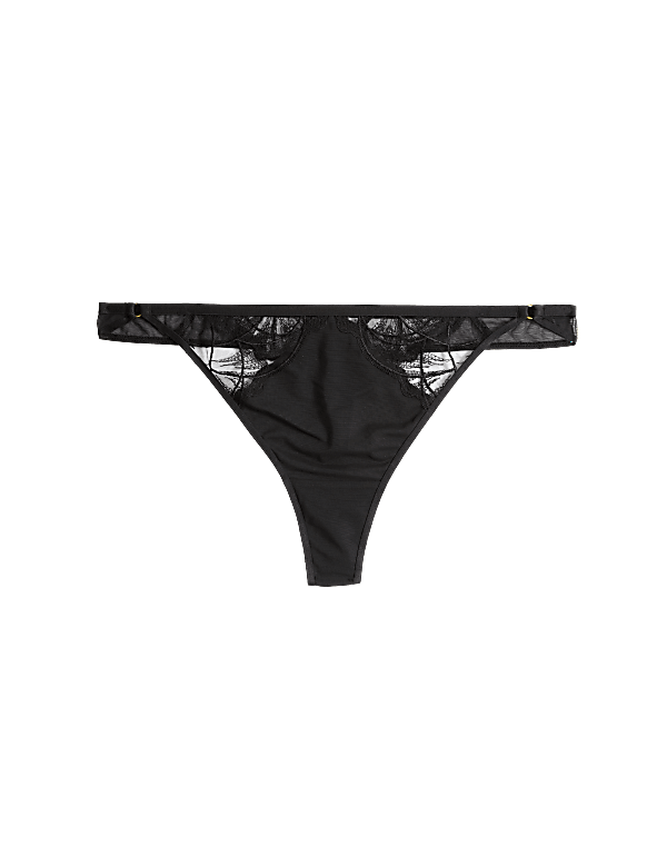 Maya Embroidery Thong