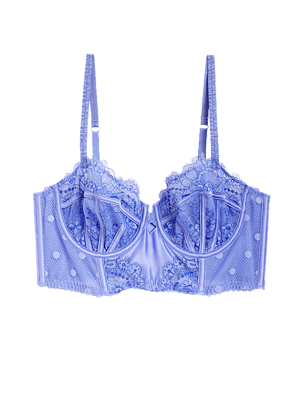 Linea Lace Wired Balcony Bra A-E