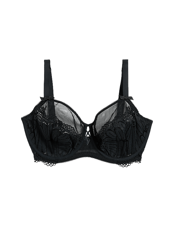 Nova Lace Wired Minimiser Bra C-G