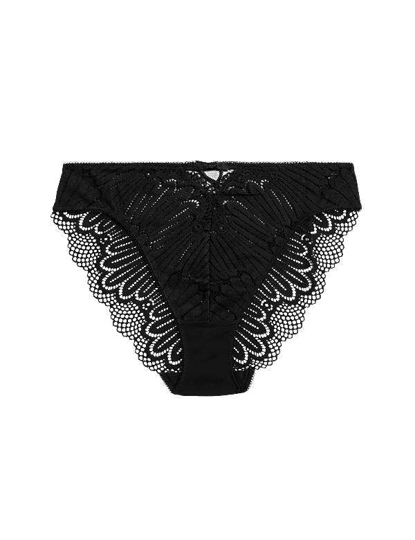 Nova Lace High Waisted High Leg Knickers