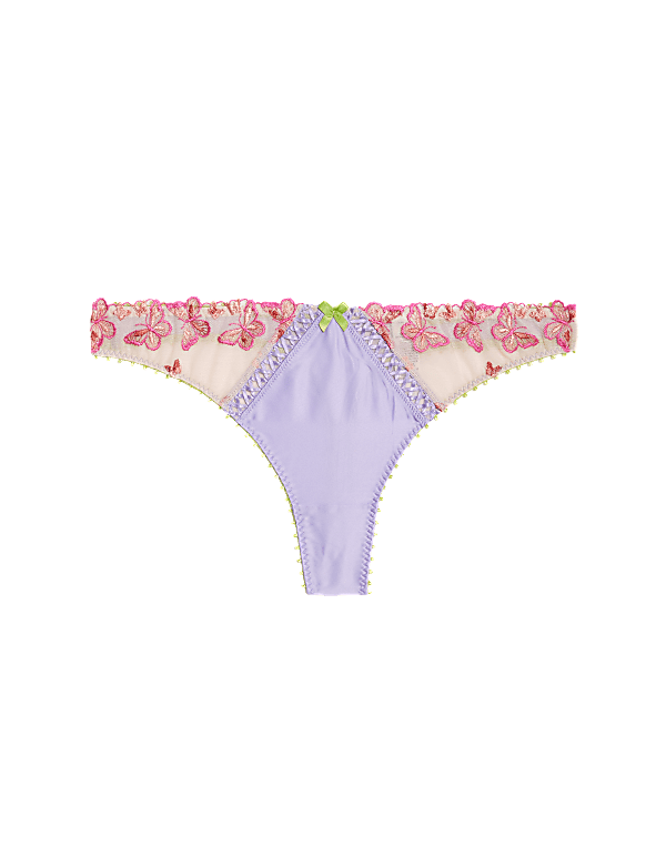 Aurelia Embroidery Thong