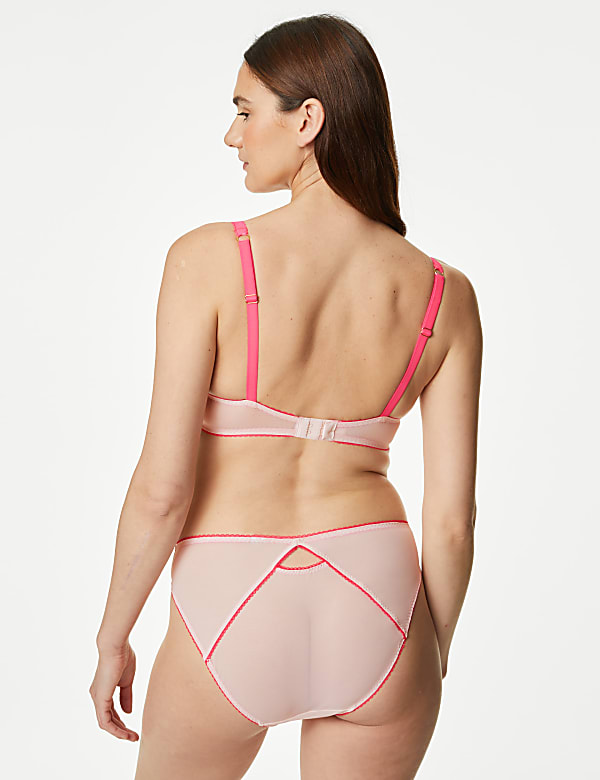 Carissa Embroidery High Leg Knickers