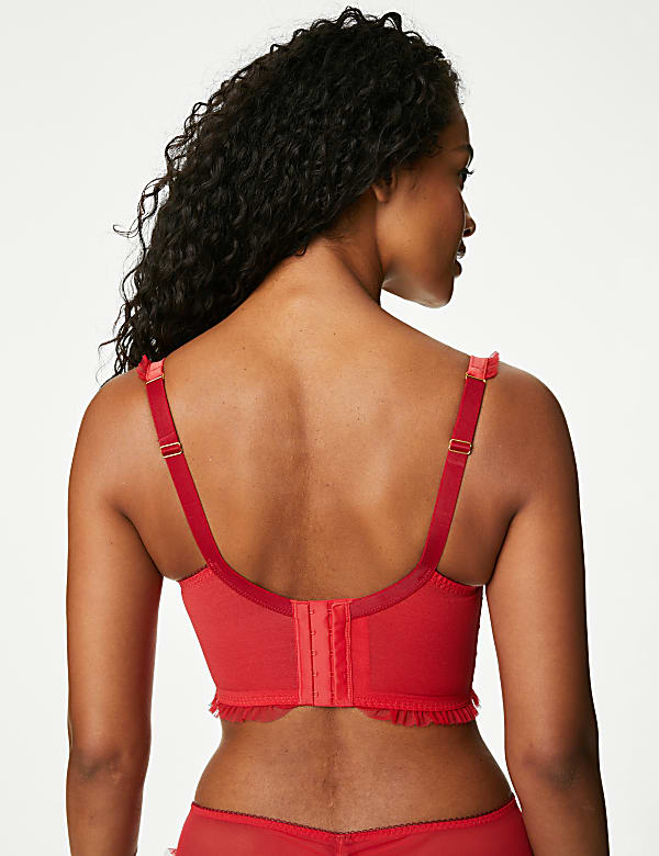 Anna Lace Wired Longline Balcony Bra