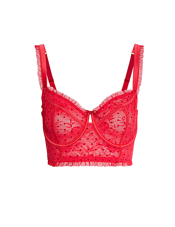 Anna Lace Wired Longline Balcony Bra