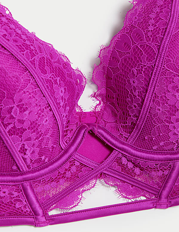 Buy Blanca Lace Wired Longline Plunge Bra A-E at Marks & Spencer