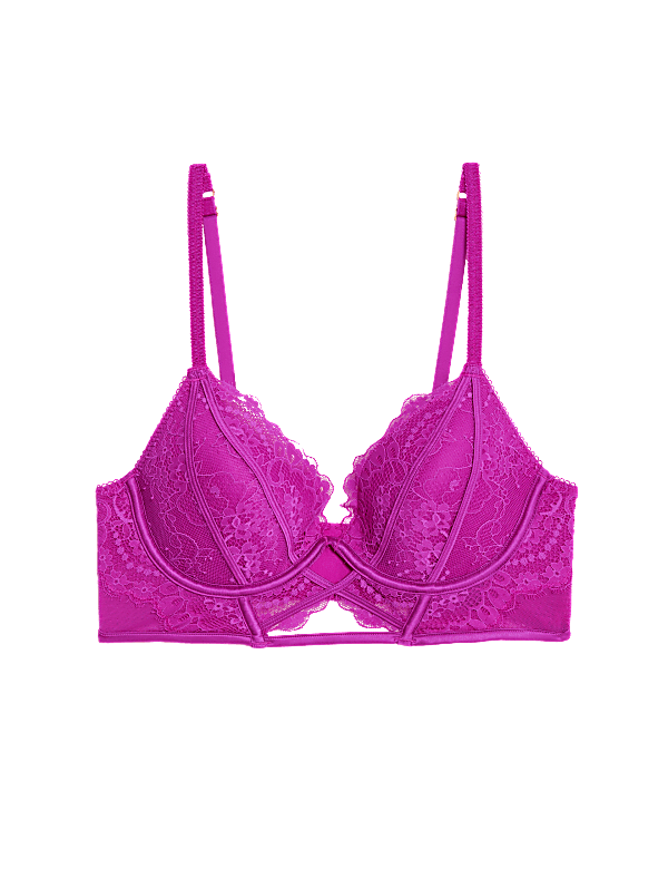 Buy Blanca Lace Wired Longline Plunge Bra A-E at Marks & Spencer