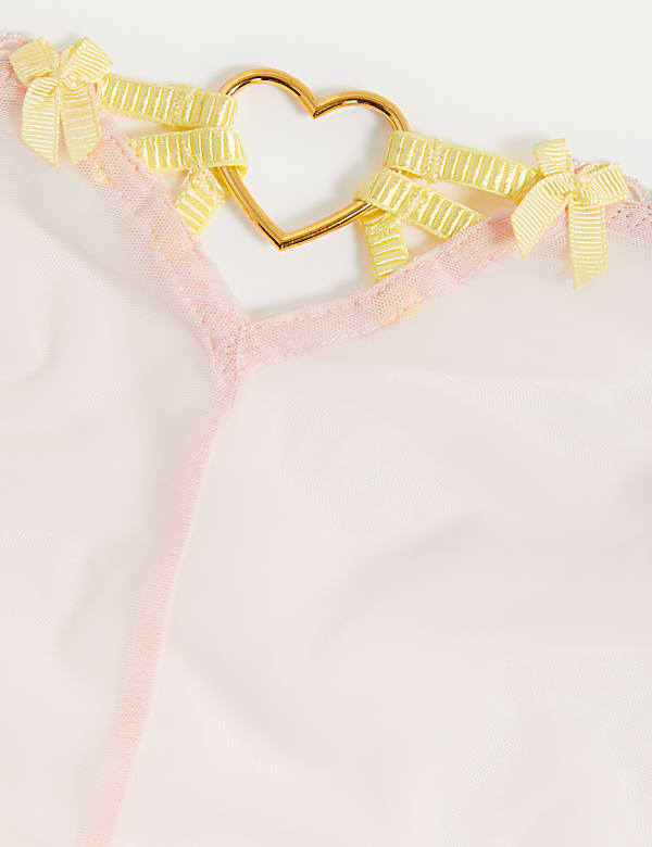 Abella Embroidery High Leg Knickers
