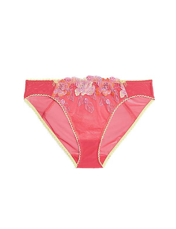 Josefine Embroidered High Leg Knickers