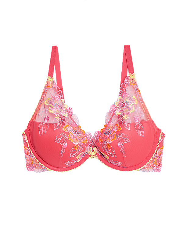 Josefine Embroidered Wired Plunge Bra (A-E)