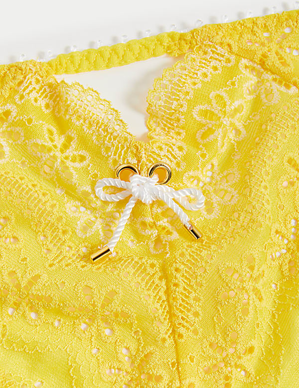 Lova Lace High Waisted High Leg Knickers