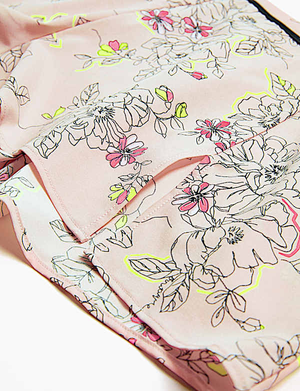 Floral Tattoo Print Cami Set