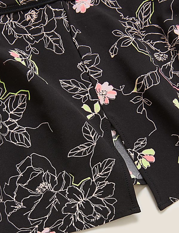 Floral Tattoo Print Cami Set