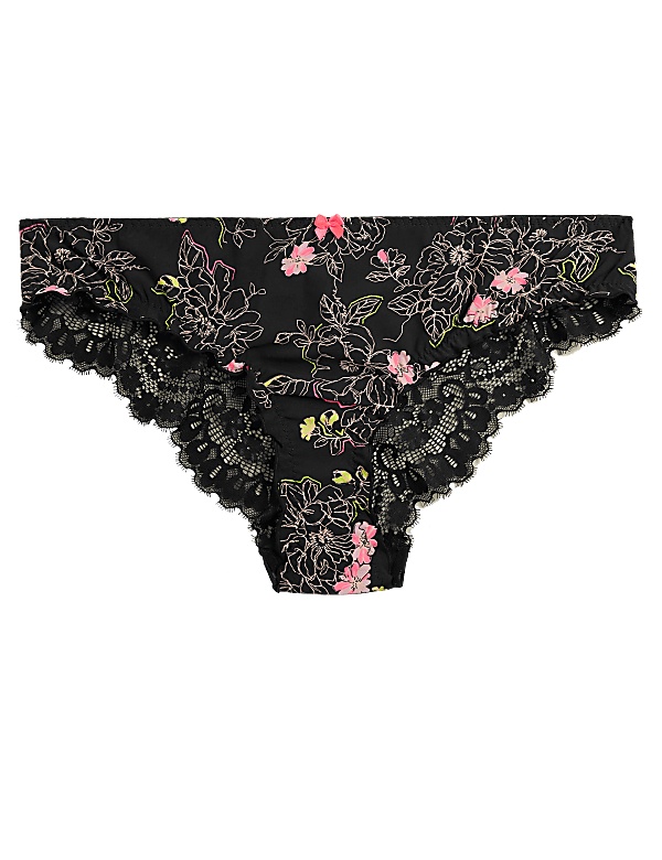Floral Tattoo Brazilian Knickers