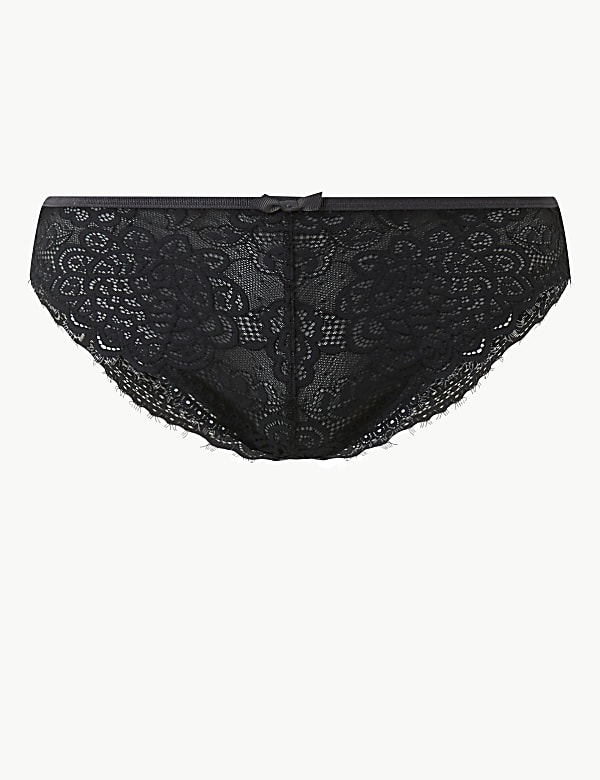 Crochet Lace High Leg Knickers