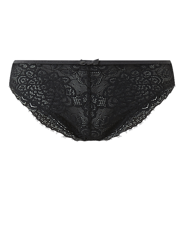 Crochet Lace High Leg Knickers