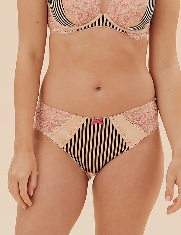 Satin High Leg Knickers