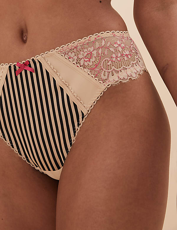 Satin High Leg Knickers