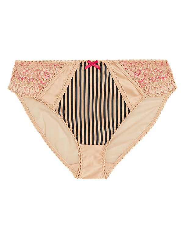 Satin High Leg Knickers