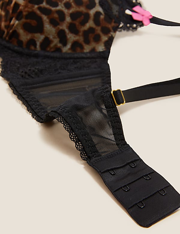 Animal Print Balcony Bra A-E