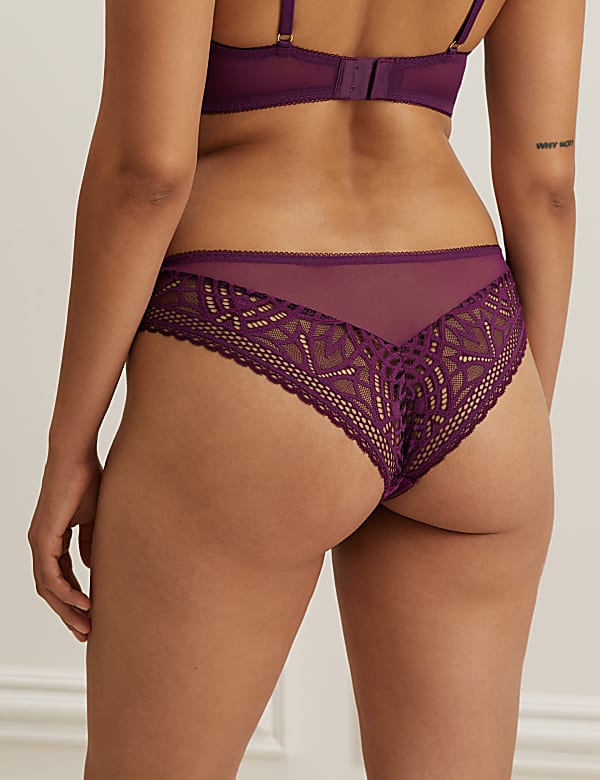 Joy Lace Brazilian Knickers