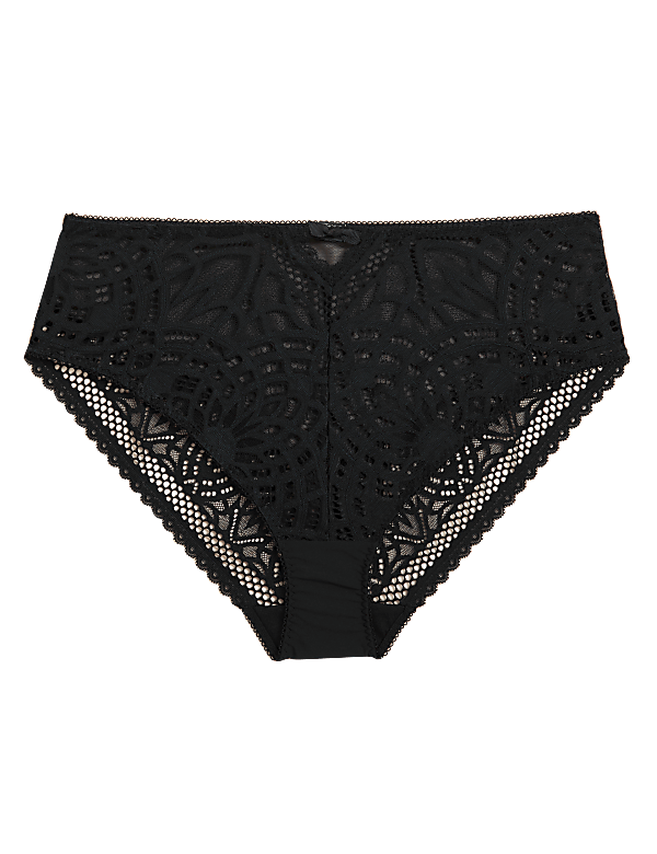 Joy Lace High Waisted High Leg Knickers