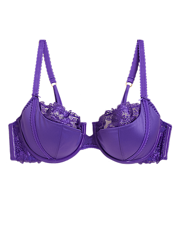 Layla Embroidery Underwired Balcony Bra A-E