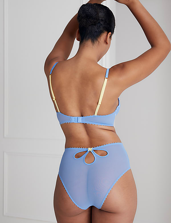 Evaline High Waisted Brazilian Knickers