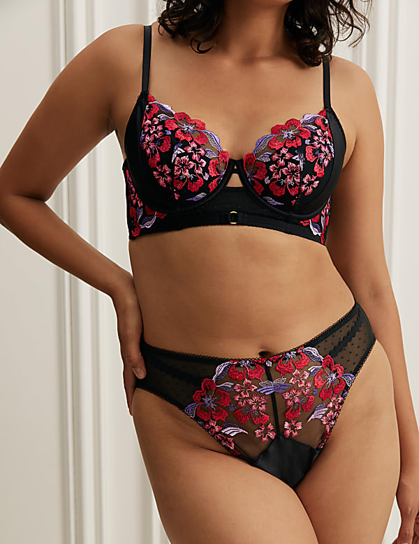 Isabella High Waisted High Leg Knickers