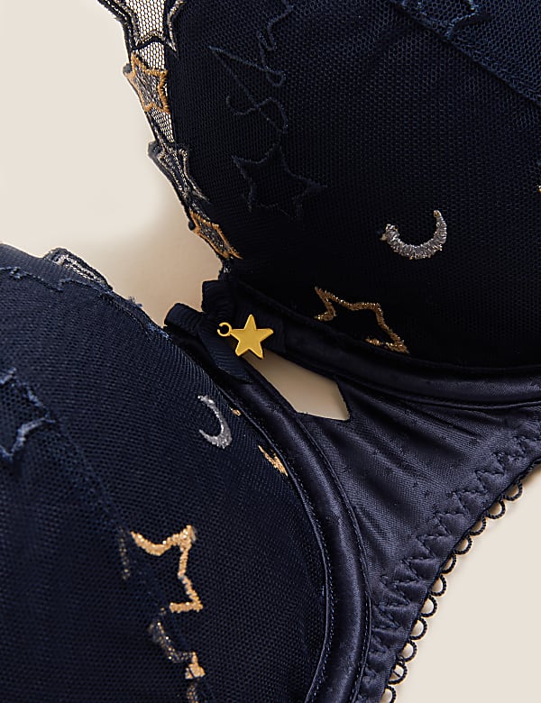 Astrid Embroidery Wired Balcony Bra A-E