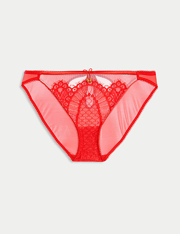 Culotte bikini orn&eacute;e de dentelle Christelle - BE