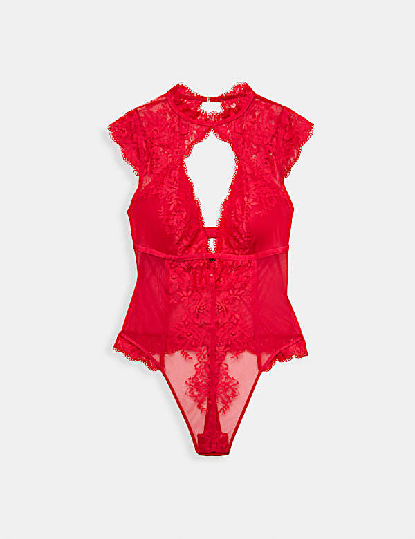 Vera Lace & Mesh Cap Sleeve Body - LV