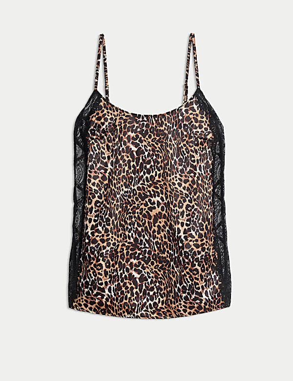 Satin & Lace Printed Slip - SK