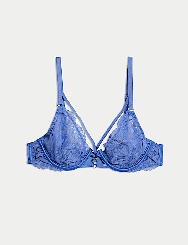 Lindy Lace Wired Plunge Bra A-E - CY