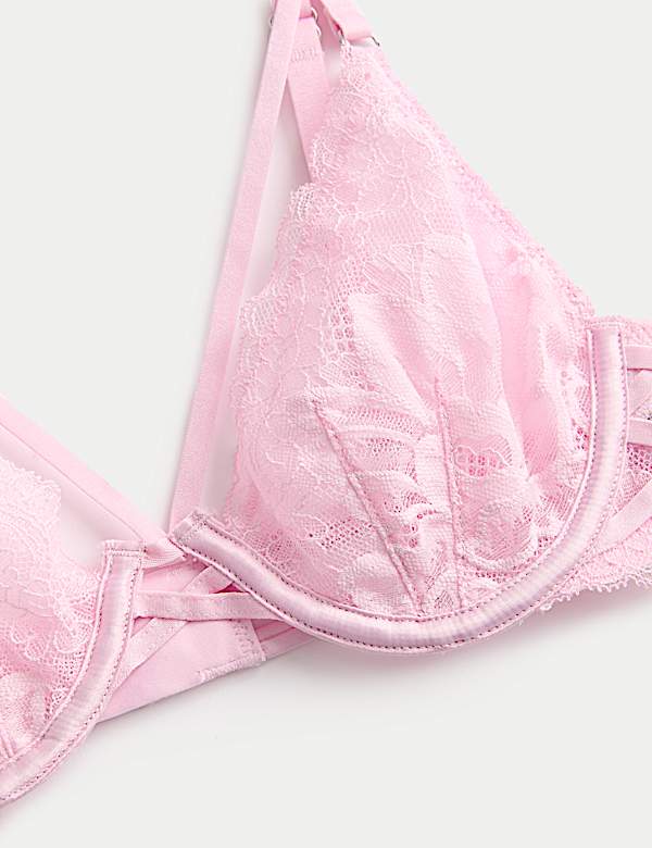 Lindy Lace Wired Plunge Bra A-E