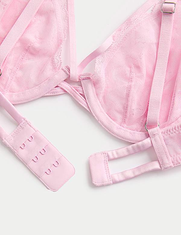 Lindy Lace Wired Plunge Bra A-E