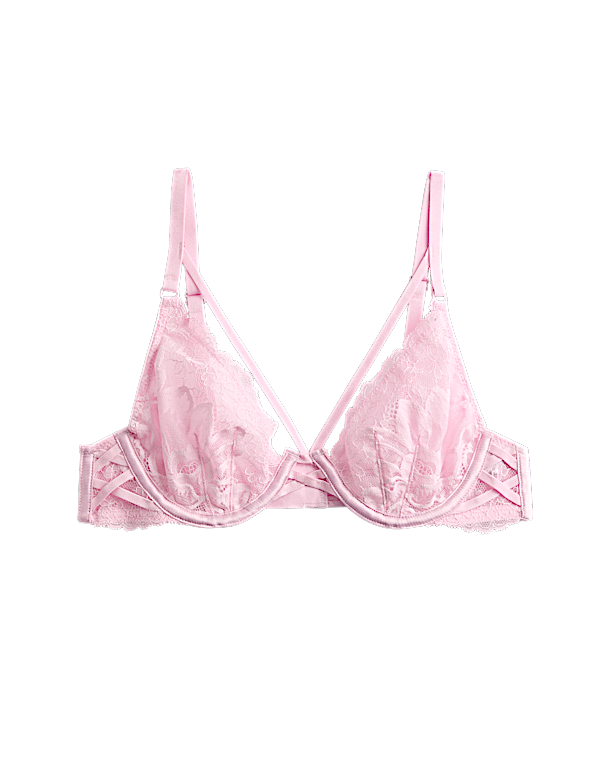 Lindy Lace Wired Plunge Bra A-E