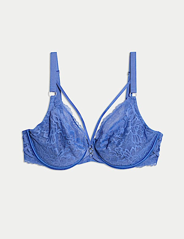 Lindy Lace Wired Plunge Bra (F-H) - CA