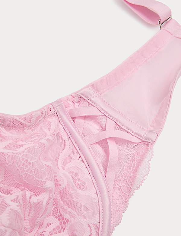 Lindy Lace Wired Plunge Bra (F-H)