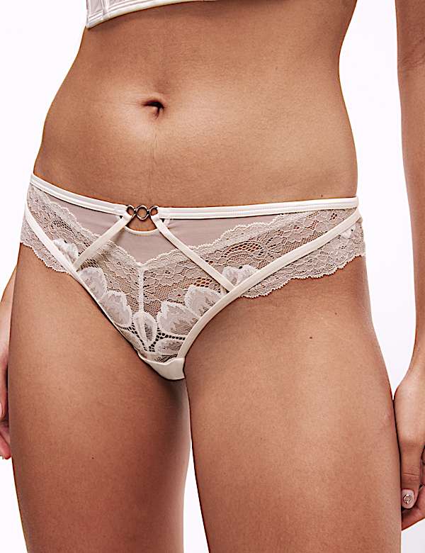 Lindy Lace Brazilian Knickers - JO