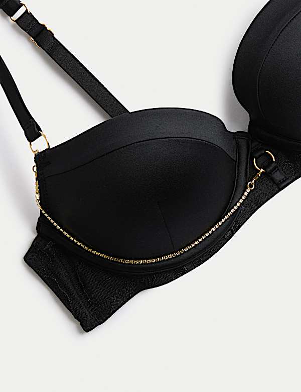 Freya Embroidered Wired Push-Up Balcony Bra (A-E)