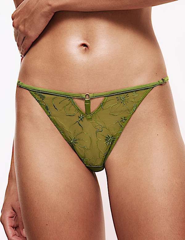 Miami-Slip mit Stickerei „Freya“ - AT