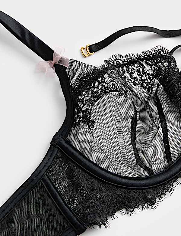 Magda Embroidery Wired Balcony Bra A-E