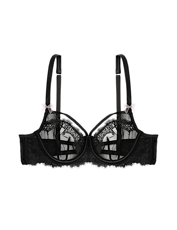 Magda Embroidery Wired Balcony Bra A-E