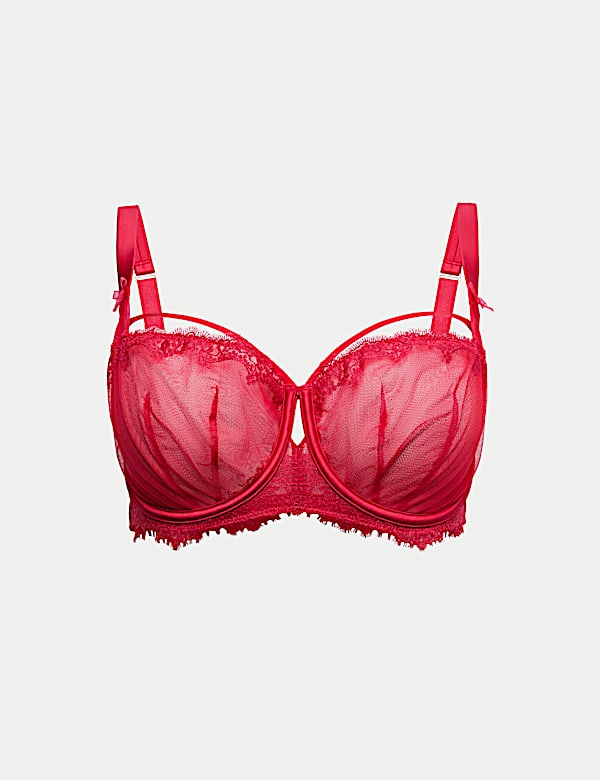 Magda balconette-bh met beugel en borduursel (F-H) - NL