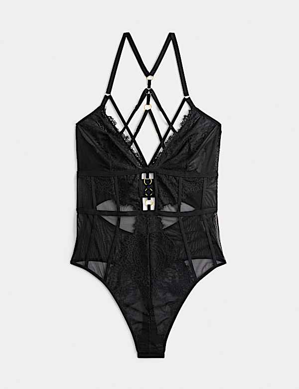 בגד גוף Magda מרשת ותחרה - IL